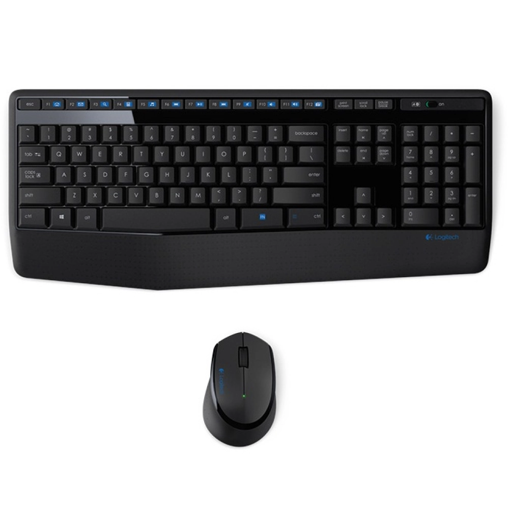 Combo bàn phím + Chuột không dây Logitech MK345 (Đen)