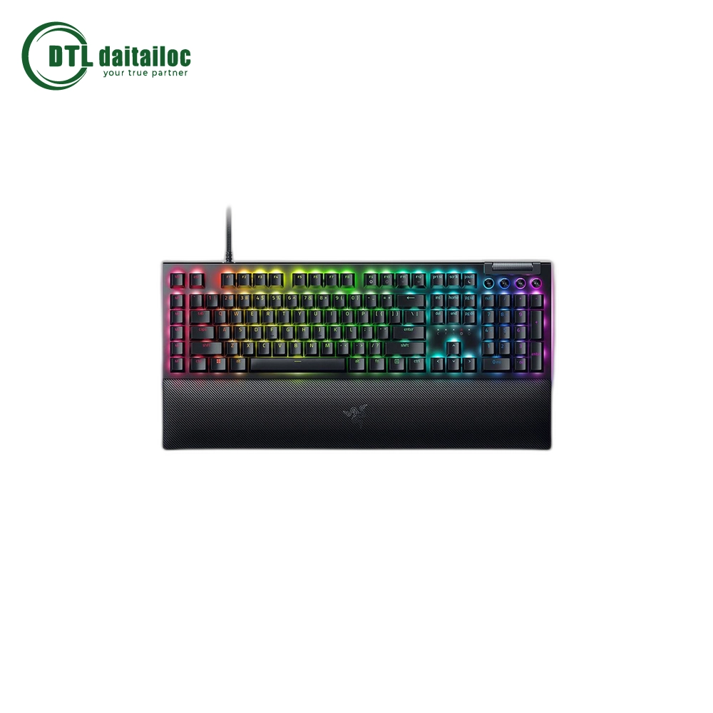 Bàn phím gaming có dây Razer BlackWidow V4 - Yellow Switch
