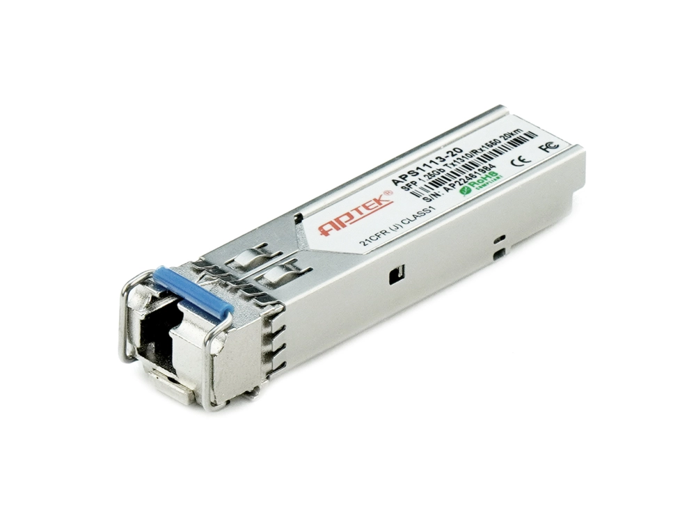 Single-Mode BIDI SFP Optical Transceiver APTEK APS1113-20