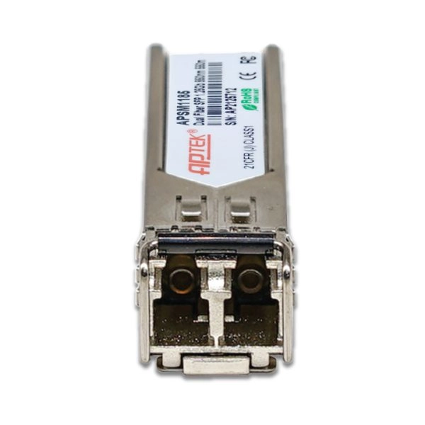 Module quang SFP 1.25Gbps, DDM, Tx850/Rx850, Multi Mode, 2 sợi, 550m Aptek APSM1185