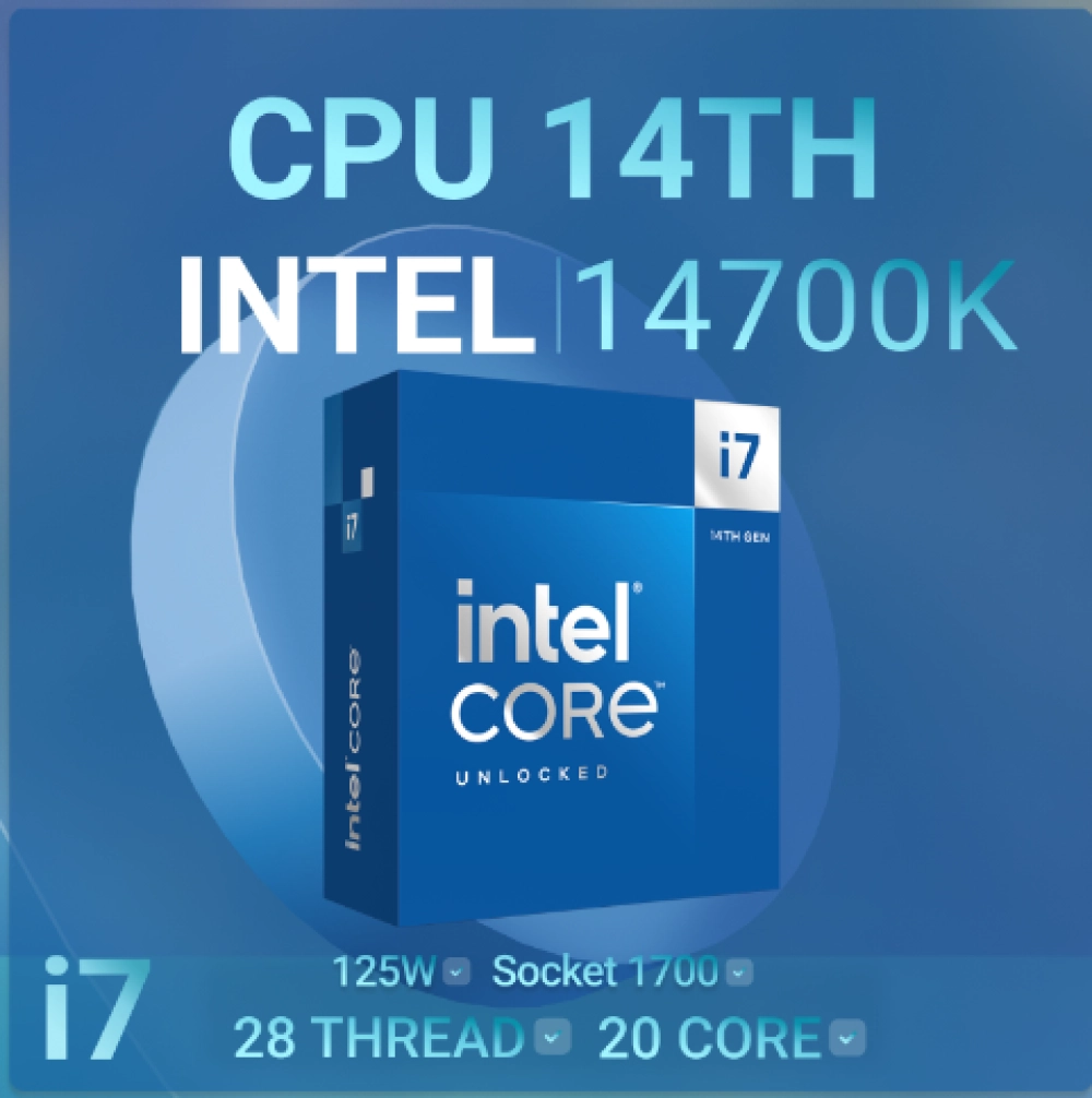 CPU Intel Core I7 14700K Box Chính Hãng