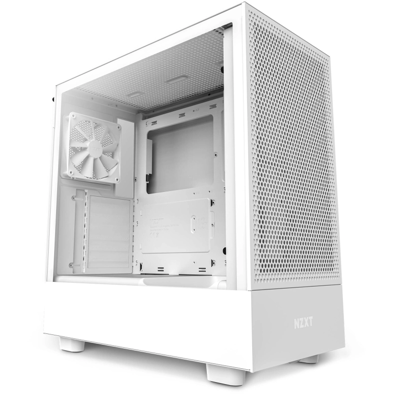 Thùng máy case NZXT H5 Flow RGB WHITE