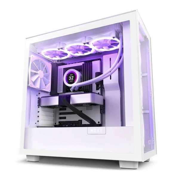 Thùng máy case NZXT H7 Elite RGB White