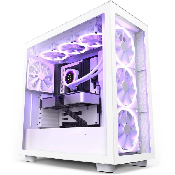 Thùng máy Case NZXT H7 Elite (Trắng)