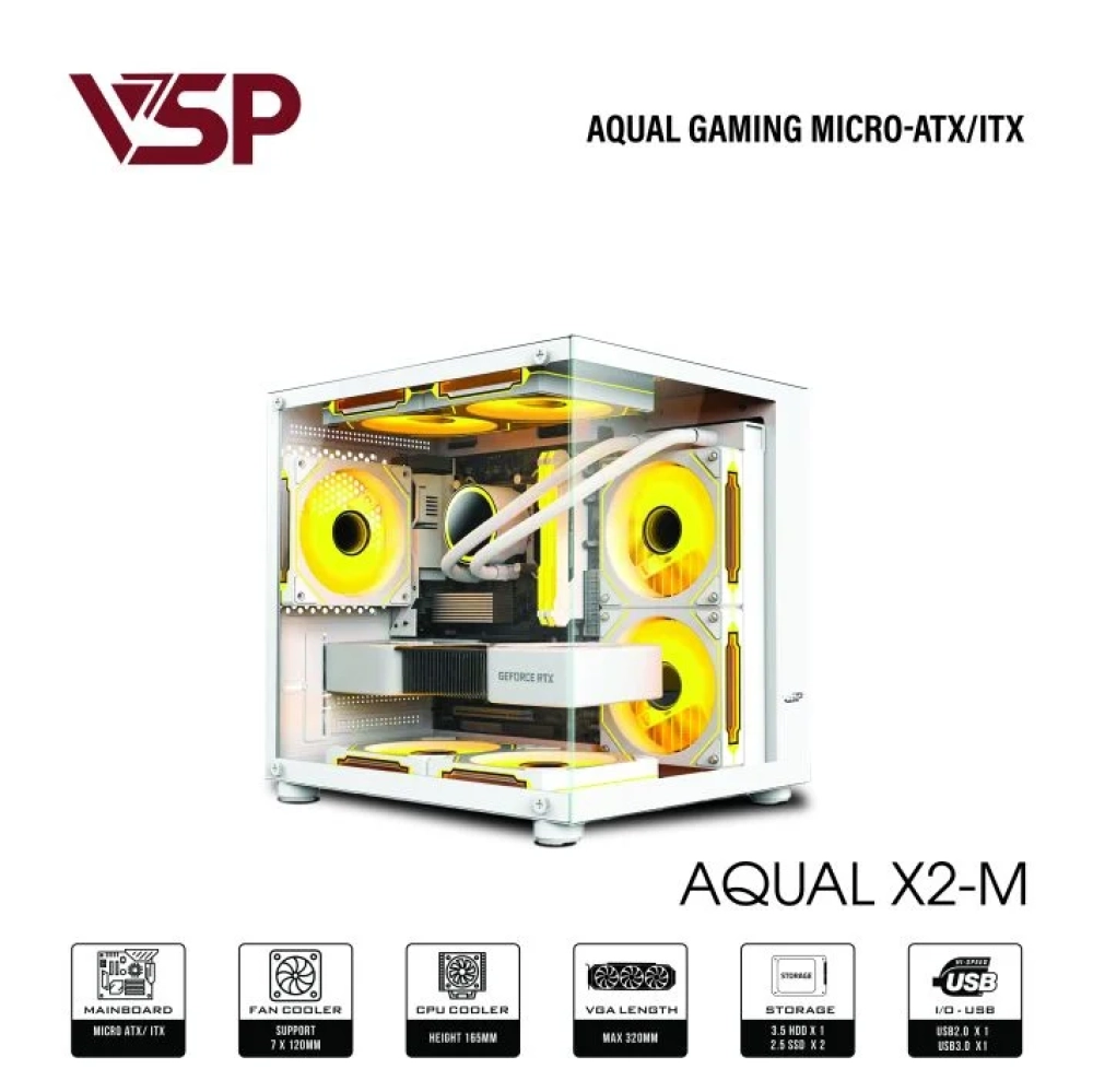 Case VSP AQUAL X2-M Trắng