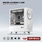 Case VSP X09 Trắng (Gaming - MATX)