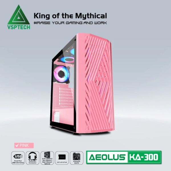 Case Thùng Máy VSP KA300 Pink