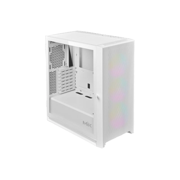 Thùng máy Case MIK Storm 360 - White | Trắng, không kèm fan