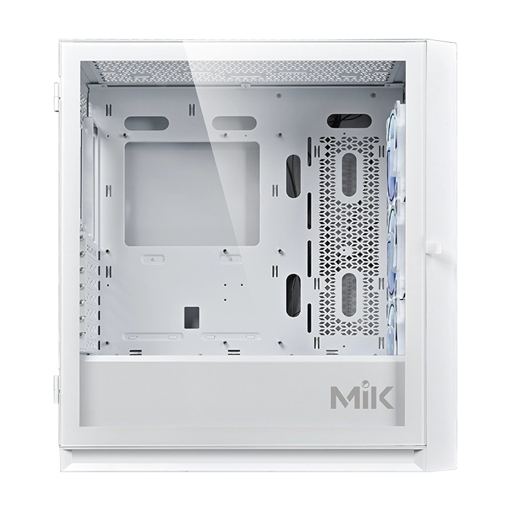 Thùng máy Case MIK Storm 360 - White | Trắng, không kèm fan