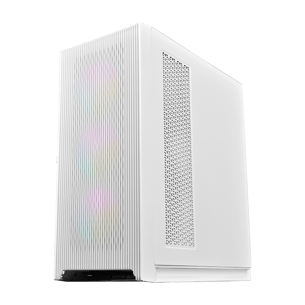 Thùng máy Case MIK Storm 360 - White | Trắng, không kèm fan