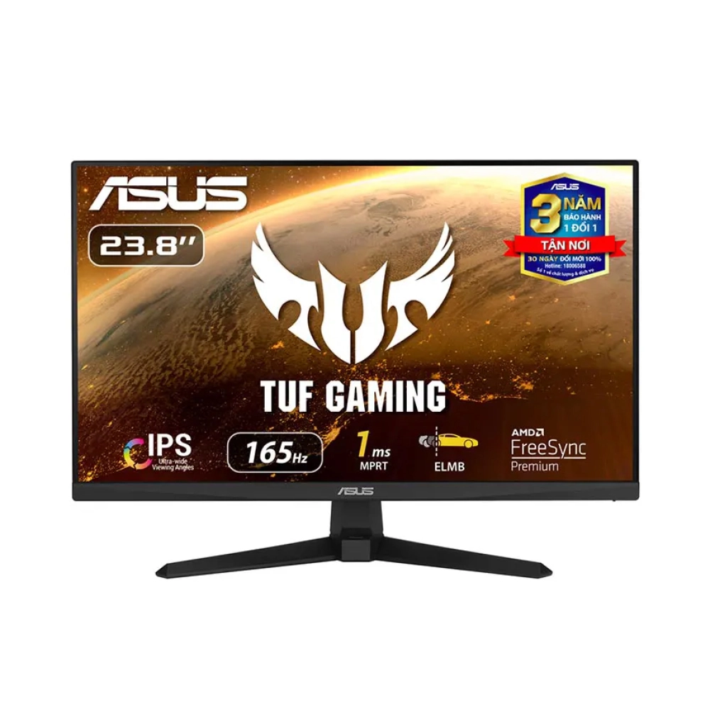 Màn hình máy tính LCD Asus VG249Q1A | 23.8 inch/Full HD/Tấm nền IPS/165Hz Chính Hãng