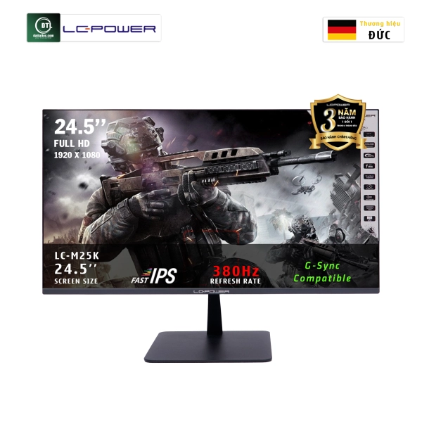 Màn hình LCD LC POWER 25inch LC-M25K  IPS FHD 380Hz HDMI, DP