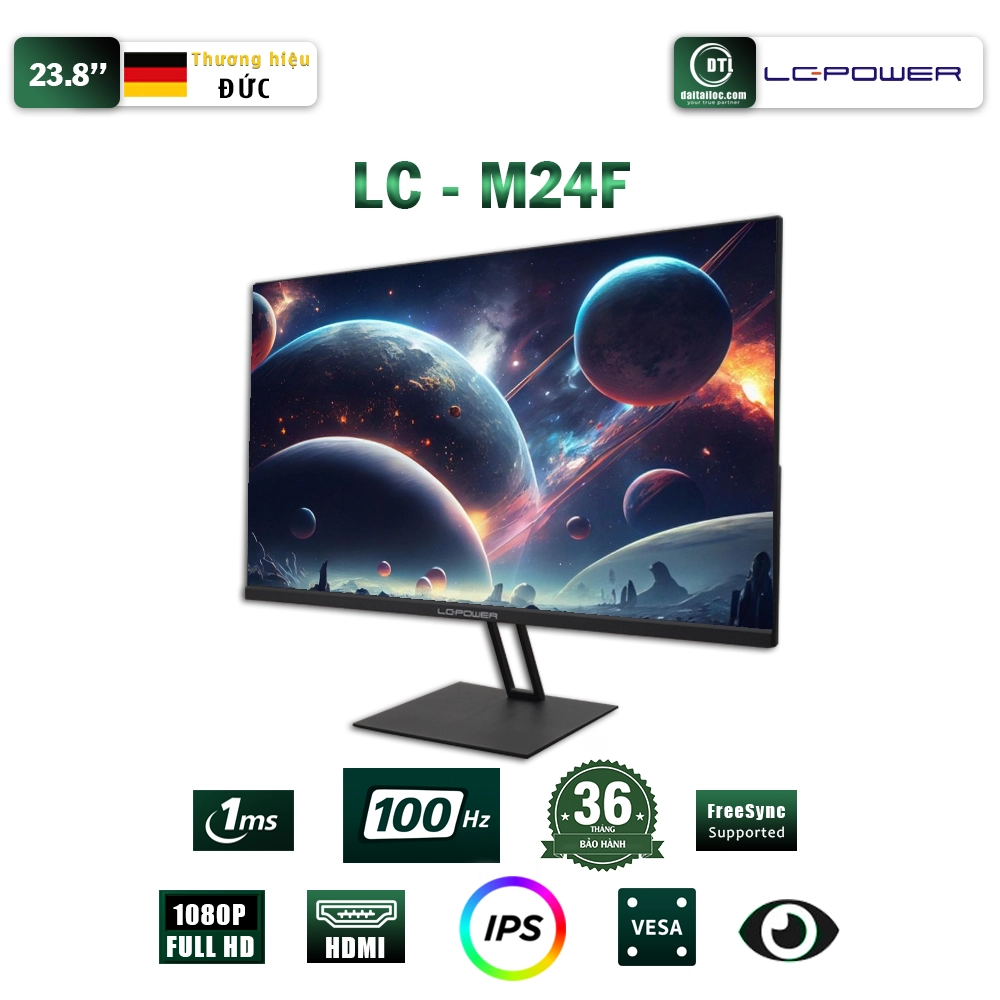 Màn hình LC POWER LC-M24F 24inch FHD IPS 100Hz