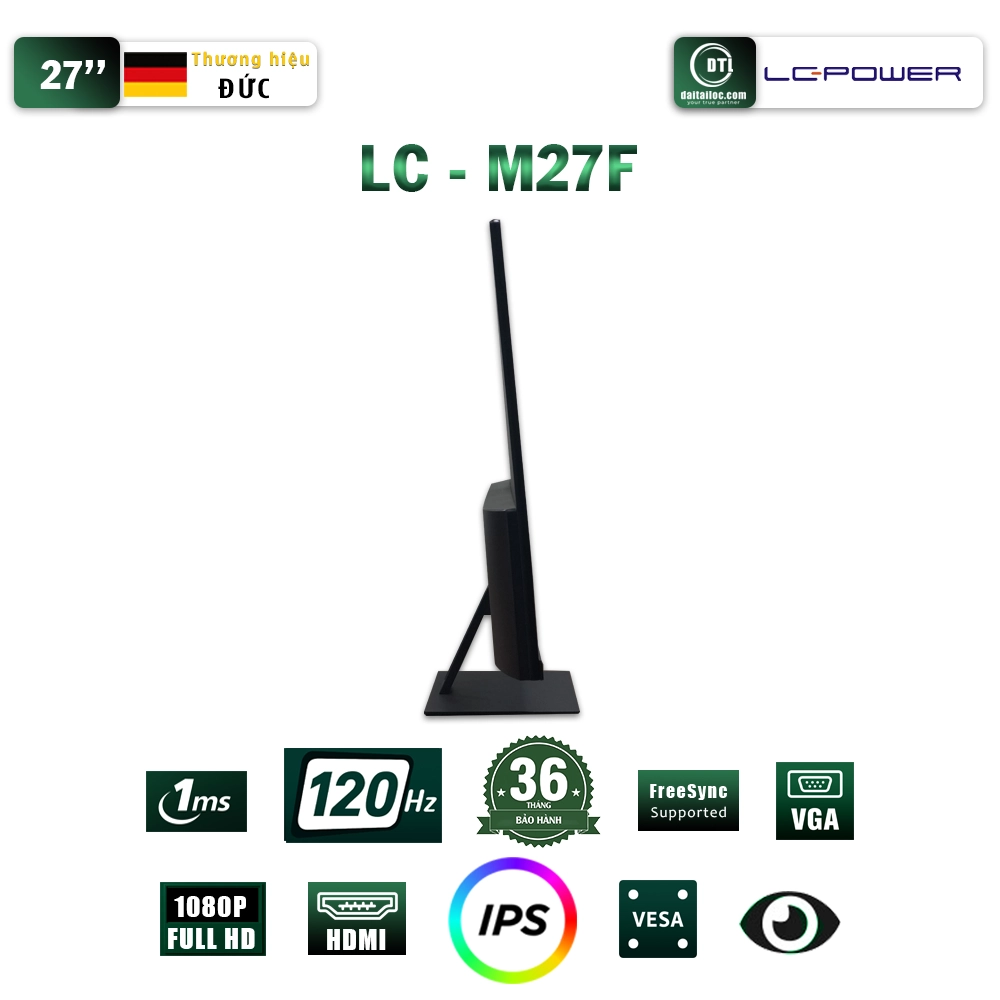 Màn hình LC POWER LC-M27F 27inch FHD IPS 120Hz