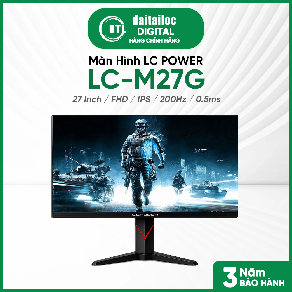 Màn hình gaming LC POWER LC-M27G 27inch FHD IPS 200Hz