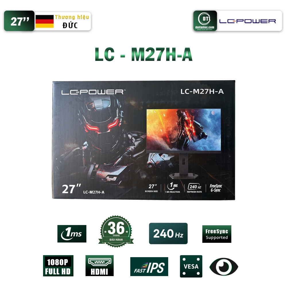 Màn hình LC POWER LC-M27H-A FHD IPS 240Hz