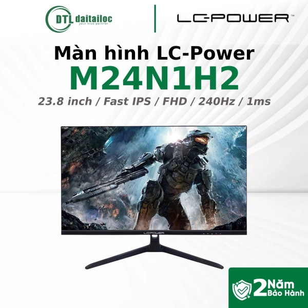 Màn hình LC POWER 24inch LC-M24N1H2 ( 23.8 inch Fast IPS FHD 240Hz 1ms )