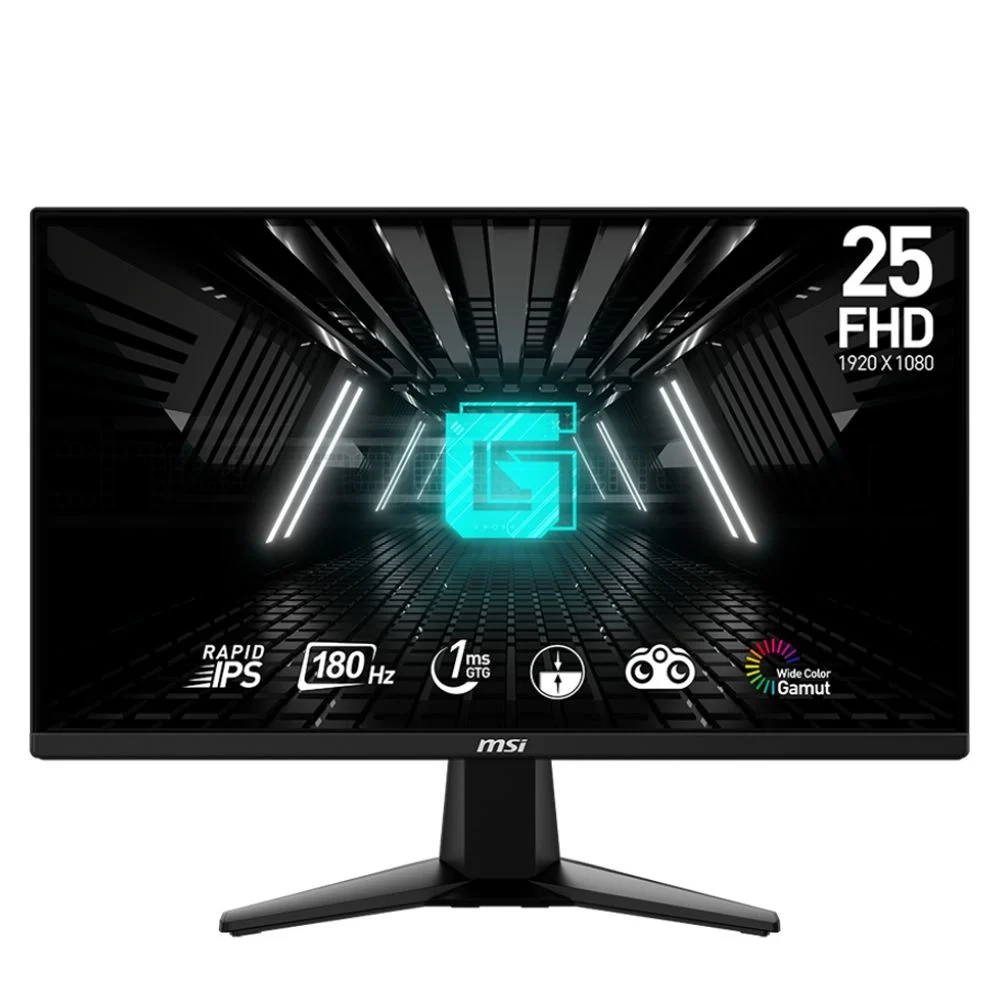 Màn hình Gaming MSI G255F | 24.5 inch, Full HD, IPS, 180Hz, 1ms, phẳng