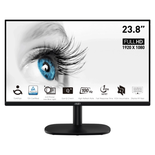 Màn hình LCD MSI PRO MP245V (23.8/FHD/VA/100Hz/1ms) - Chính hãng