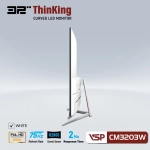 Màn hình máy tính LCD Cong VSP Thinking VL32 (CM3203W) Trắng | 32 inch/Full HD/Tấm nền VA/75Hz Chính Hãng