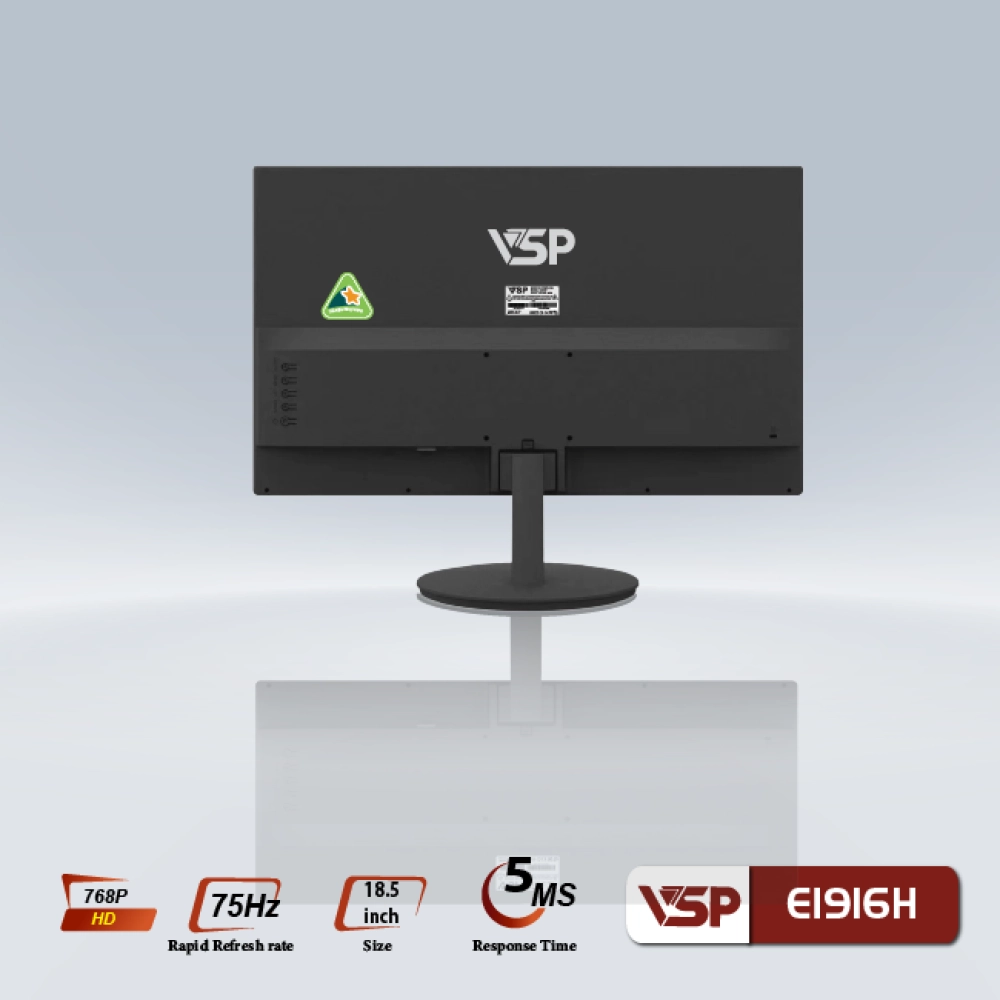 Màn hình máy tính LCD VSP E1916H | 19 inch/HD/Tấm nền TN/60Hz Chính Hãng