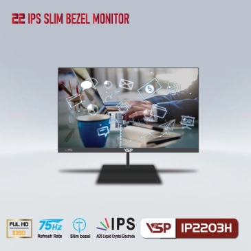 Màn hình máy tính LCD VSP IP2203H | 21.45 inch/Full HD/Tấm nền IPS/75Hz Chính Hãng
