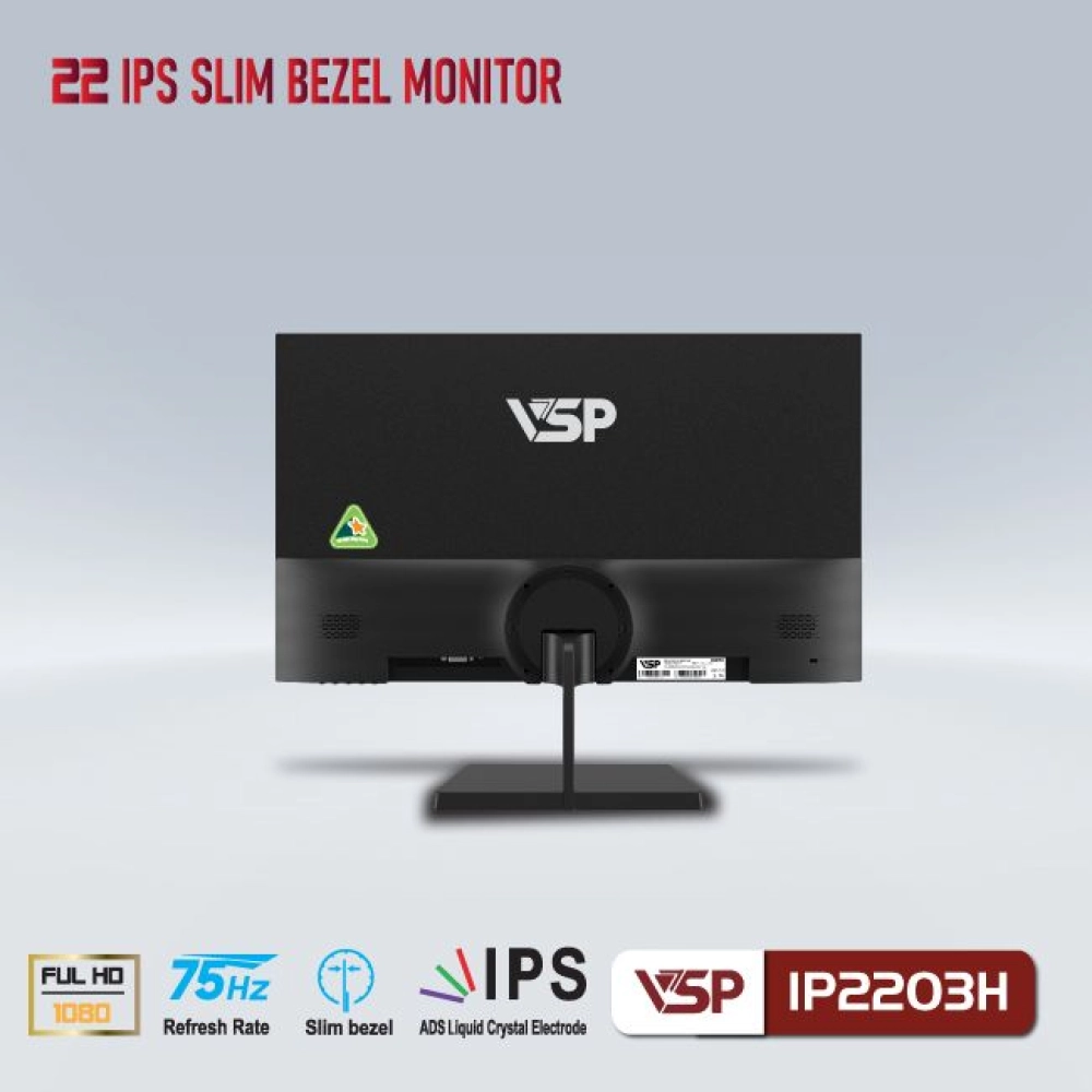 Màn hình máy tính LCD VSP IP2203H | 21.45 inch/Full HD/Tấm nền IPS/75Hz Chính Hãng