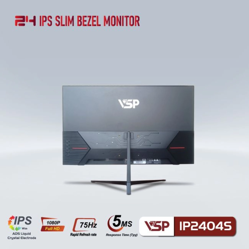 Màn hình máy tính LCD VSP IP2404S | 24 inch/Full HD/Tấm nền IPS/75Hz Chính Hãng