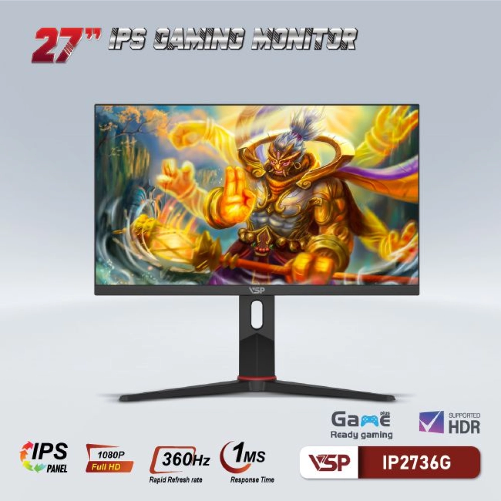 Màn hình máy tính LCD VSP V2212S Trắng | 21.5inch/Full HD/Tấm nền VA/100Hz Chính Hãng