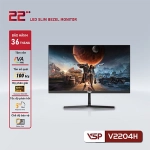 Màn hình máy tính LCD VSP 22inch V2204H FHD VA 100HZ HDMI, VGA