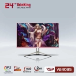 Màn hình máy tính LCD VSP V2408S Hồng | 23.8 inch/Full HD/Tấm nền IPS/75Hz/8ms/250nits/HDMI + VGA/Phẳng/Xanh
