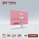 Màn hình máy tính LCD VSP V2408S Hồng | 23.8 inch/Full HD/Tấm nền IPS/75Hz/8ms/250nits/HDMI + VGA/Phẳng/Xanh