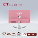 Màn hình máy tính LCD VSP V2704S Hồng | 27 inch/Full HD/Tấm nền IPS/75Hz Chính Hãng