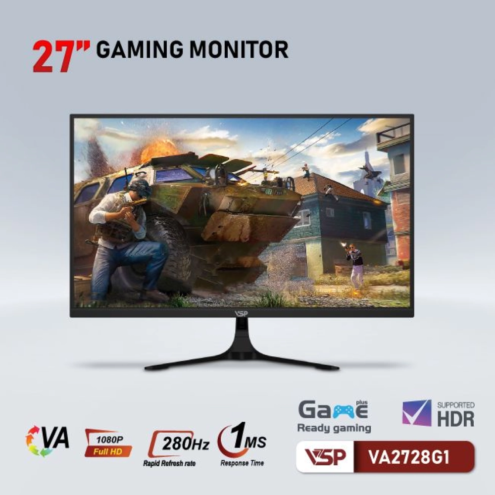 Màn hình máy tính LCD VSP VA2728G1 | 27 inch/Full HD/Tấm nền VA/280Hz Chính Hãng