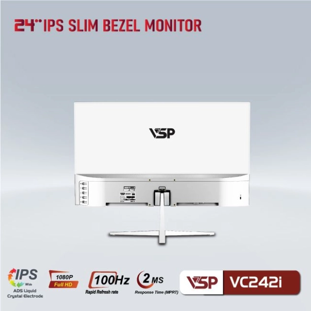 MÀN HÌNH VSP IPS 24INCH VC242I - 100HZ - 2MS - ĐEN