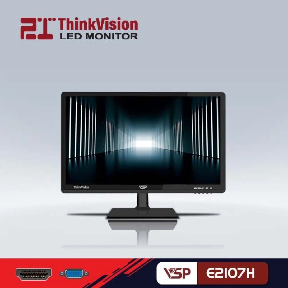 Màn hình máy tính LCD VSP E2107H | 21 inch/Full HD/Tấm nền TN/60Hz Chính Hãng