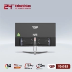 Màn hình máy tính VSP V2402S | 23.8 inch/Full HD/Tấm nền VA/165Hz Phẳng