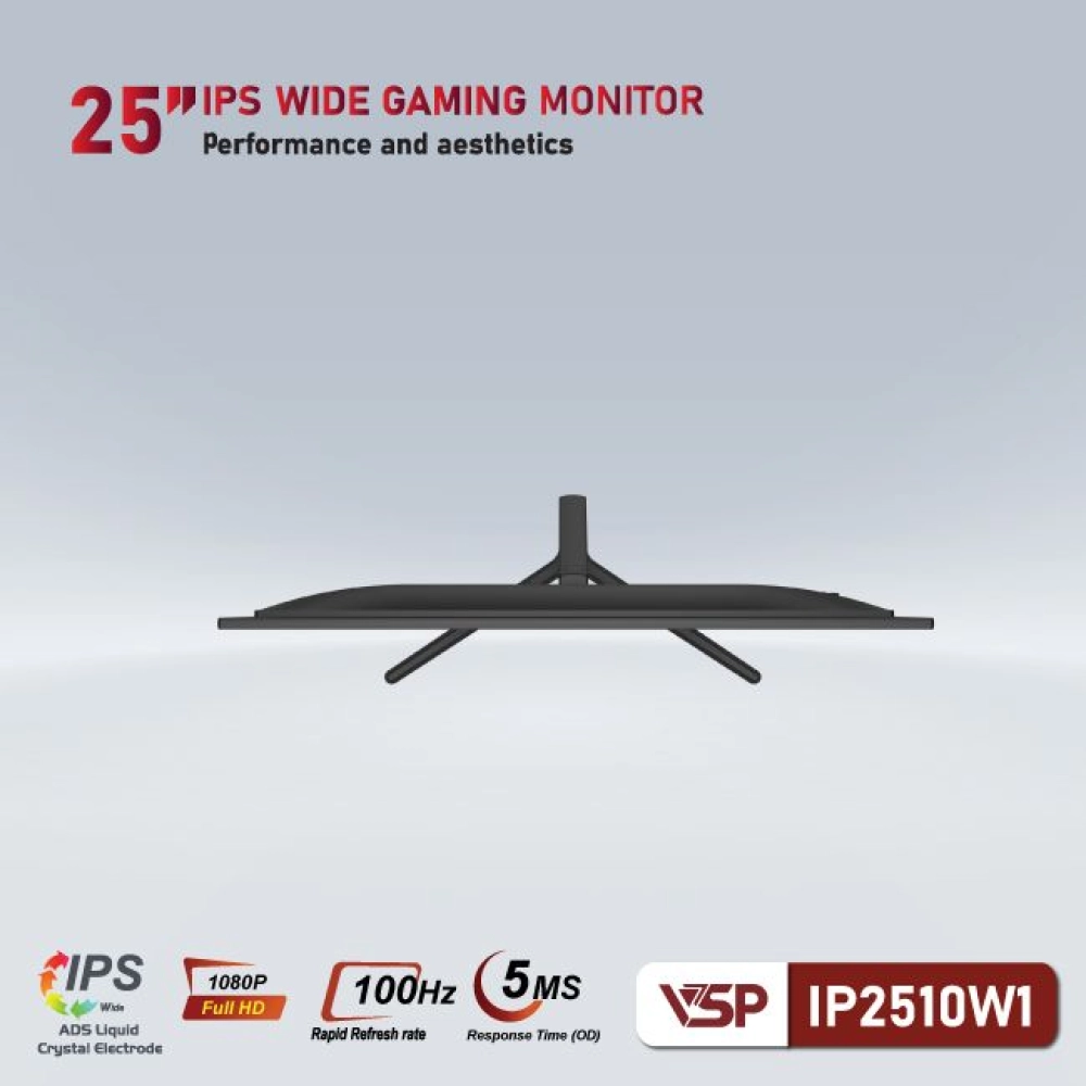 Màn hình máy tính LCD VSP IP2510W1 | 25 inch/Full HD/Tấm nền IPS/100Hz Chính Hãng
