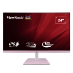 Màn hình máy tính LCD ViewSonic VA2436-H-PN Hồng | 24 inch/Full HD/Tấm nền IPS/100Hz Chính Hãng