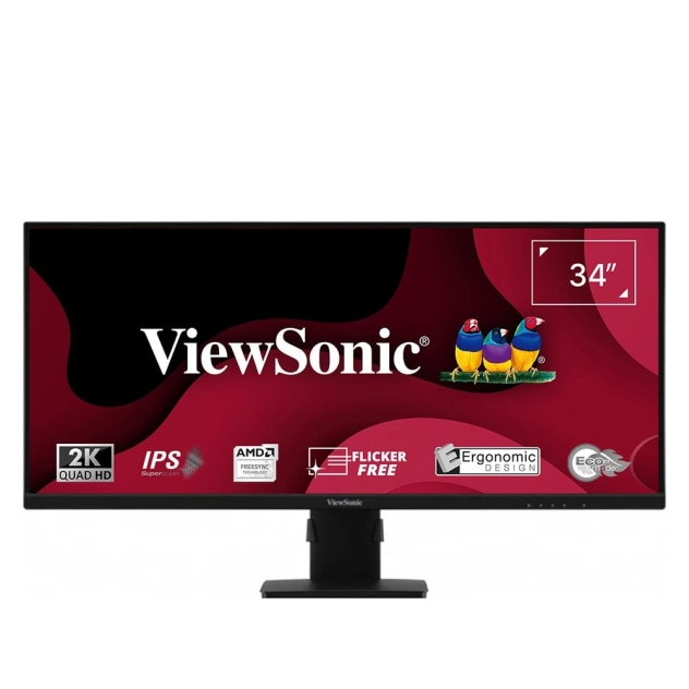 Màn hình máy tính ViewSonic VA3456-MHDJ 34″ 2K IPS 75Hz (HDMI, DisplayPort)