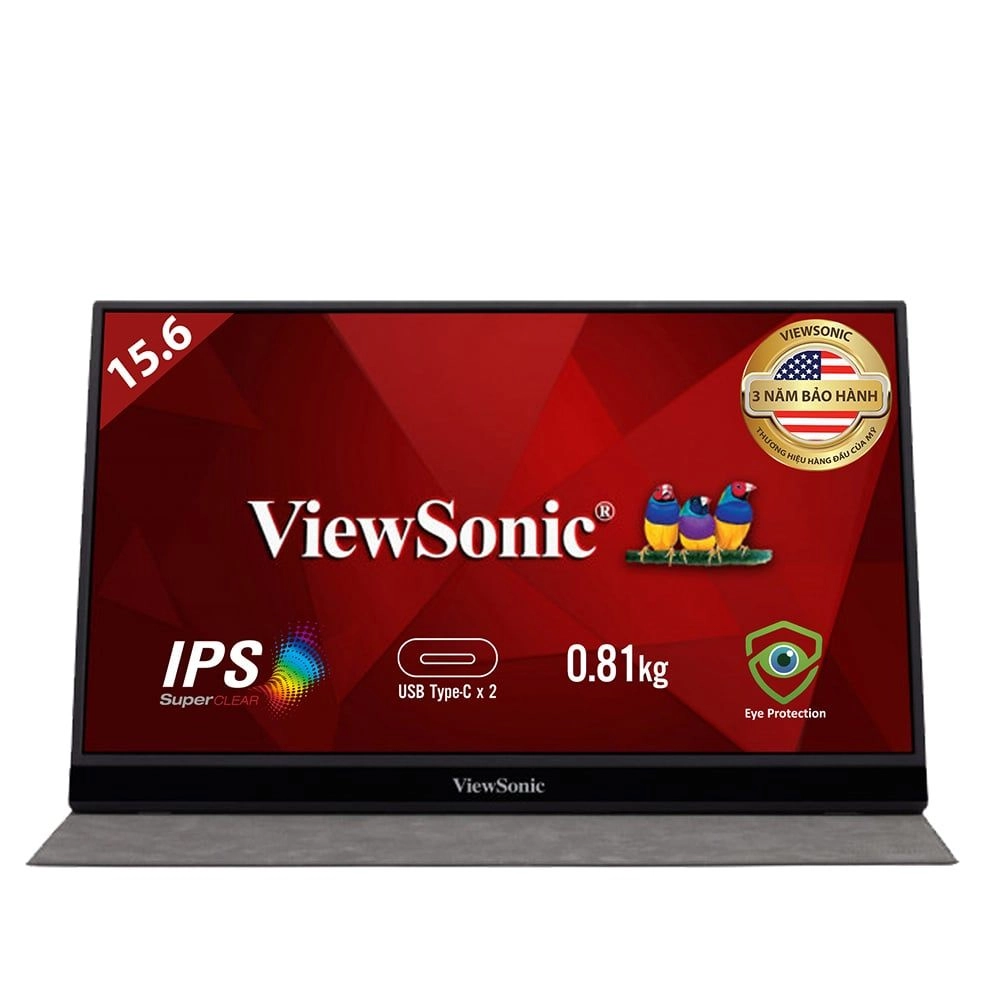 Màn hình di động ViewSonic VG1655 16 inch FHD IPS 60Hz (Mini HDMI, USB Type-C)