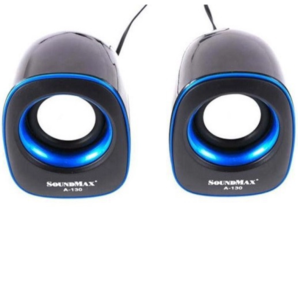 Loa 2.0 Soundmax A130 Xanh Đen