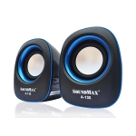 Loa 2.0 Soundmax A130 Xanh Đen