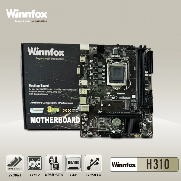 Mainboard Winnfox H310 Chính hãng