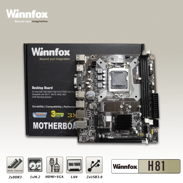 Mainboard Winnfox H81 Chính hãng