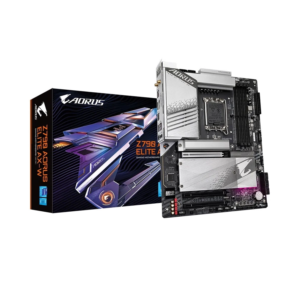 Bo mạch chủ Gigabyte Z790 AORUS ELITE AX WIFI White DDR5