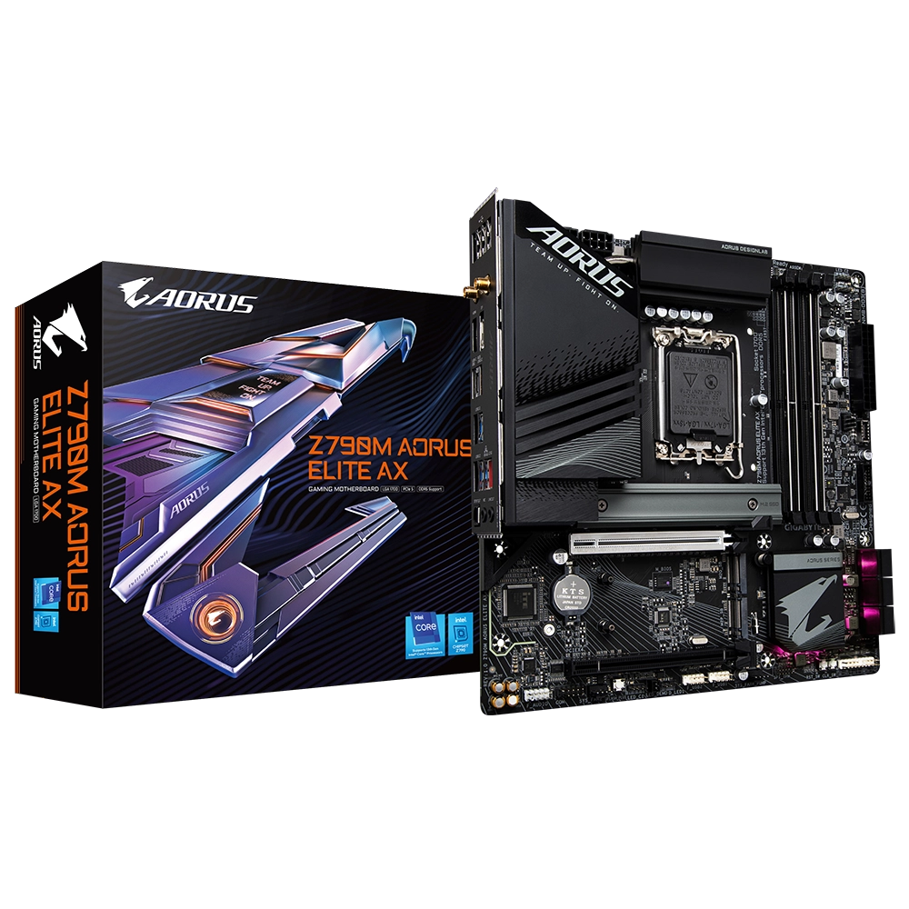 Bo Mạch Chủ Mainboard Gigabyte Z790M Aorus Elite AX DDR5 ( M2, HDMI, Display Port)