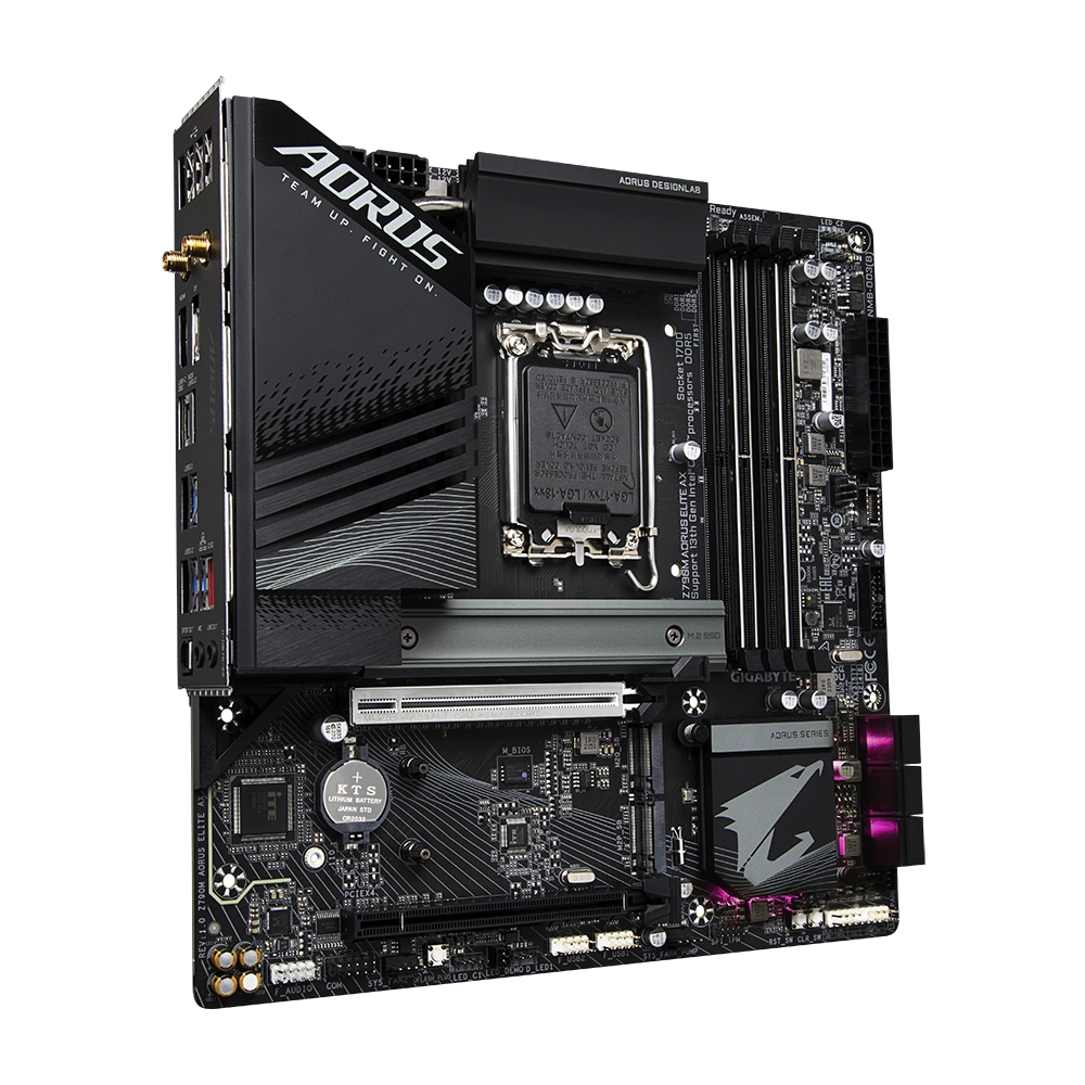 Bo Mạch Chủ Mainboard Gigabyte Z790M Aorus Elite AX DDR5 ( M2, HDMI, Display Port)