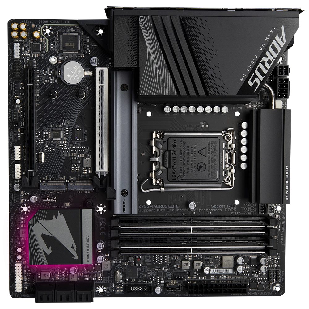  Bo Mạ Bo Mạch Chủ Gigabyte Z790M Aorus Elite DDR5 (HDMI, Display Port)