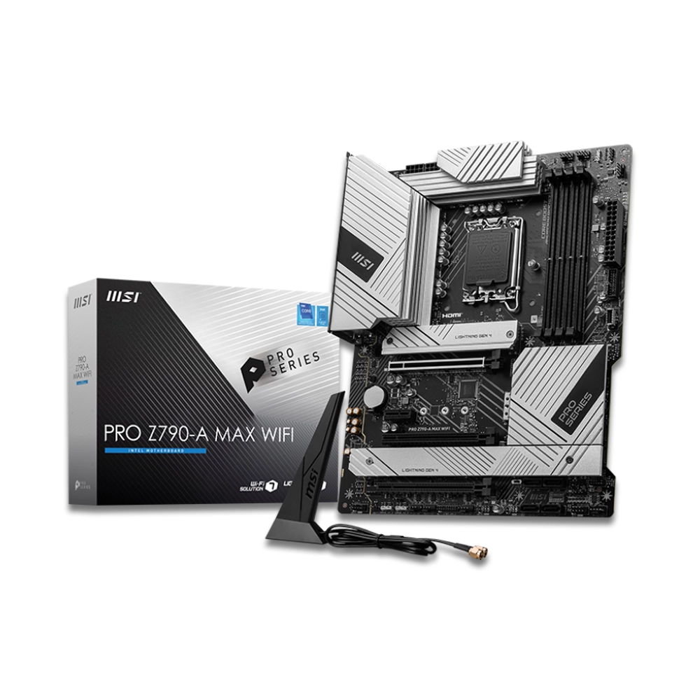 Bo mạch chủ MSI PRO Z790-A MAX WIFI DDR5 (M2, HDMI, Display Port, Type-C)